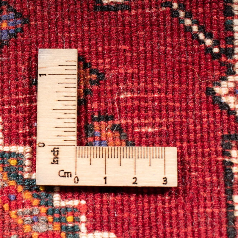 Alfombra de pasillo Alfombra Gabbeh - Persa Kashkuli - 234 x 82 cm - rojo