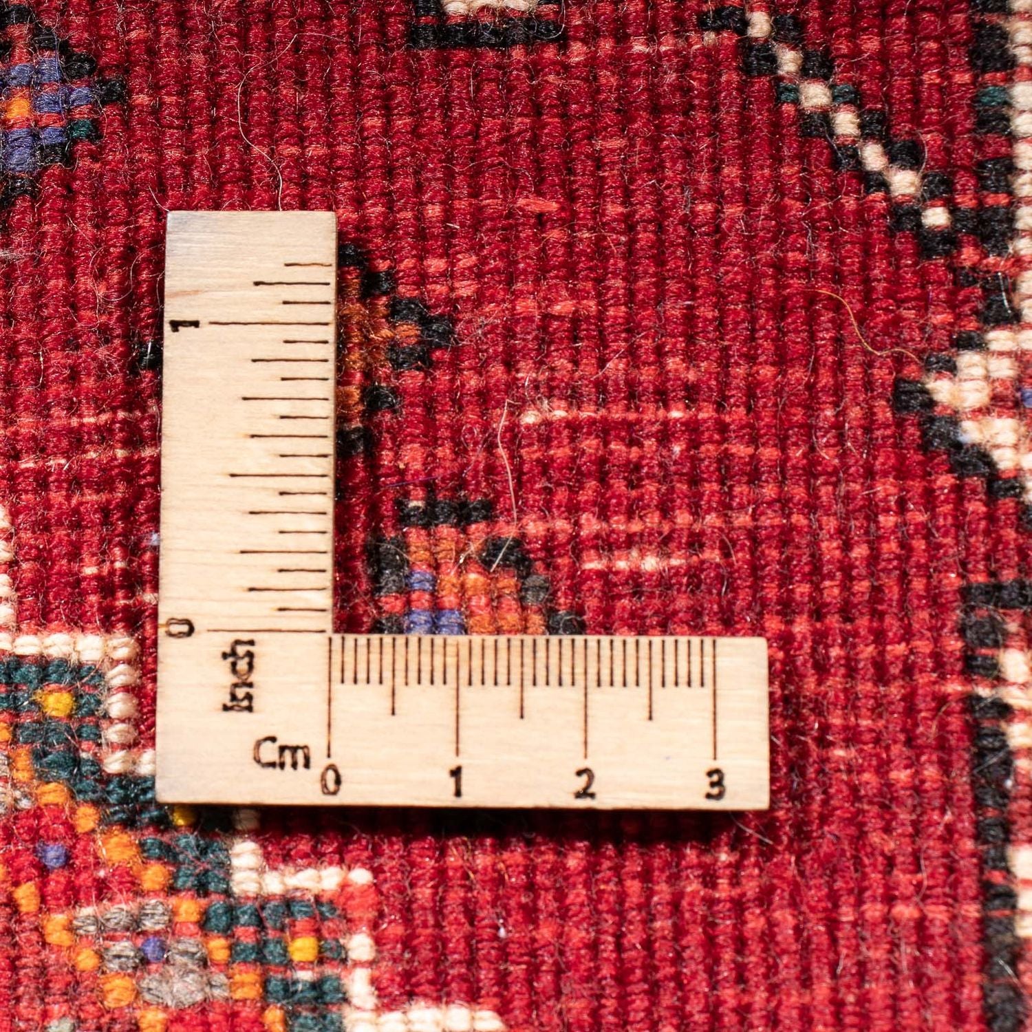 Alfombra de pasillo Alfombra Gabbeh - Persa Kashkuli - 234 x 82 cm - rojo