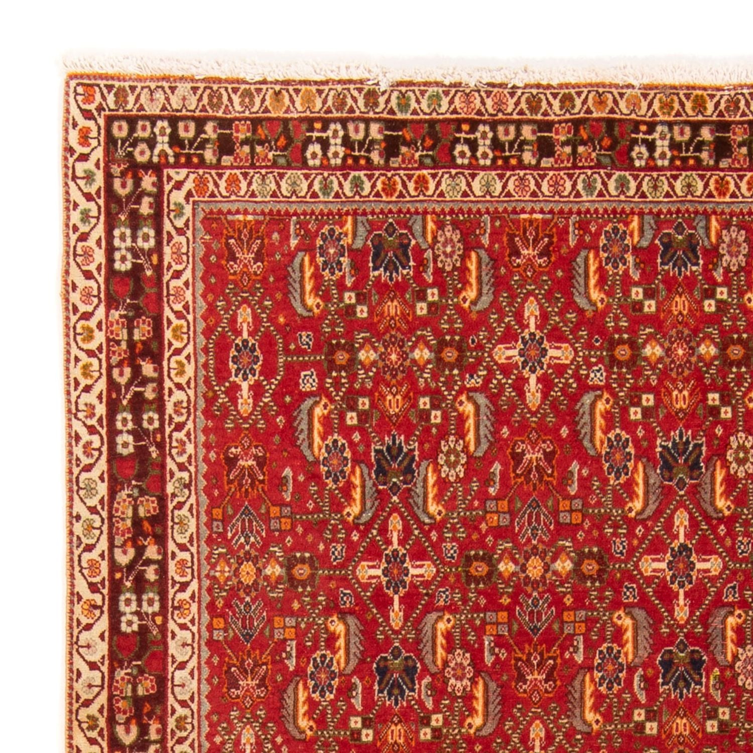 Alfombra Gabbeh - Persa Kashkuli - 192 x 130 cm - rojo