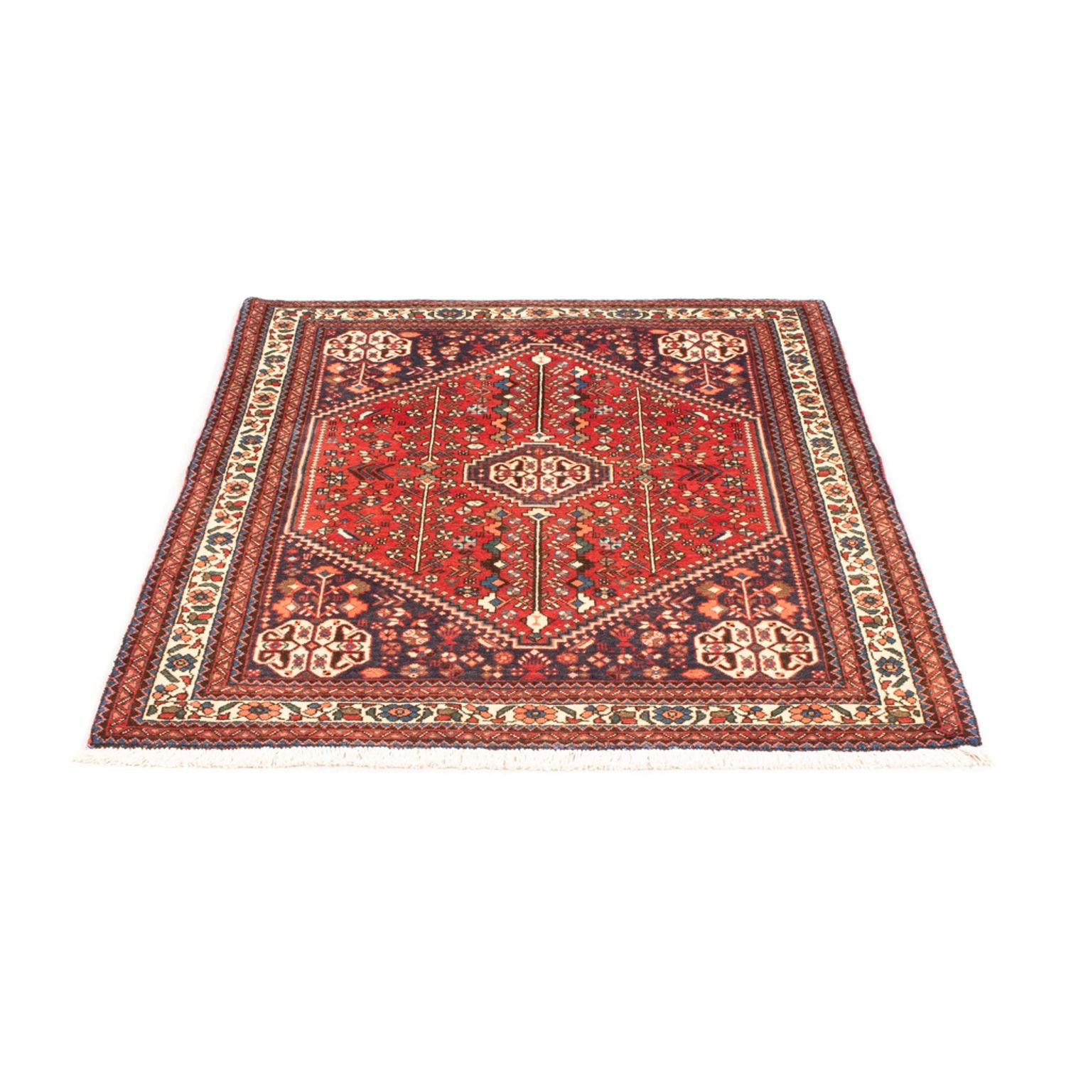 Alfombra persa - Nómada - 155 x 108 cm - rojo