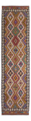 Alfombra de pasillo Alfombra Kelim - Splash - 295 x 85 cm - multicolor