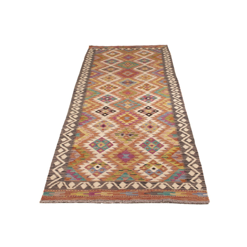 Alfombra de pasillo Alfombra Kelim - Splash - 295 x 85 cm - multicolor