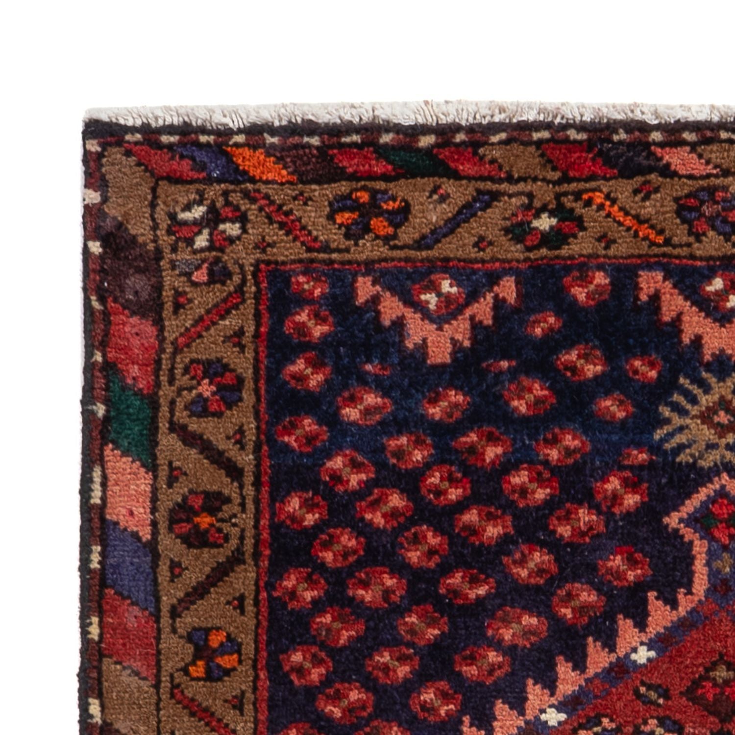 Alfombra persa - Nómada - 153 x 74 cm - rojo oscuro