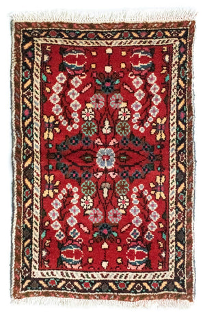 Alfombra persa - Nómada - 70 x 50 cm - rojo