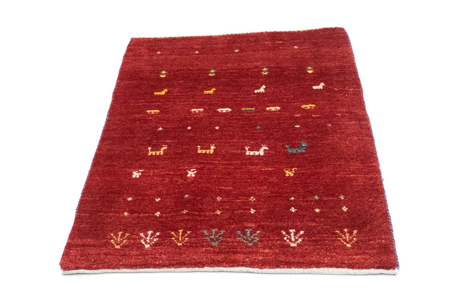 Alfombra persa - Nómada - 116 x 82 cm - óxido