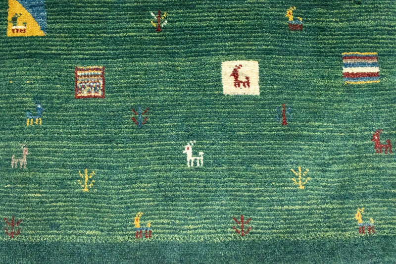 Alfombra persa - Nómada - 135 x 82 cm - multicolor