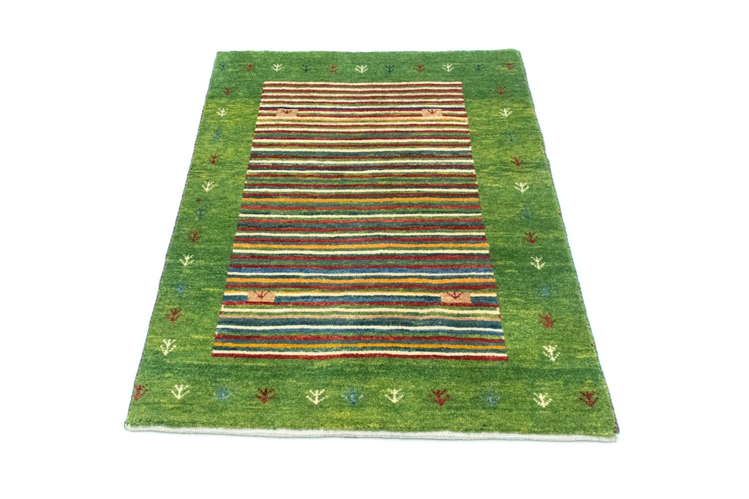 Alfombra persa - Nómada - 126 x 80 cm - multicolor