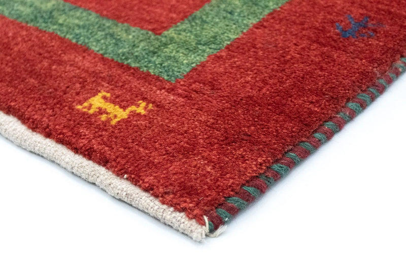 Alfombra persa - Nómada - 120 x 82 cm - naranja