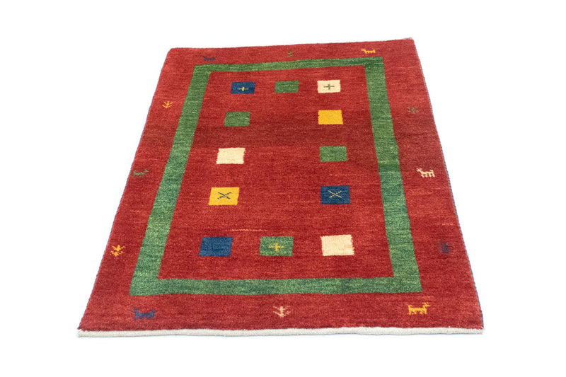 Alfombra persa - Nómada - 120 x 82 cm - naranja