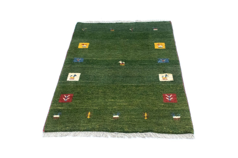 Alfombra persa - Nómada - 120 x 80 cm - verde