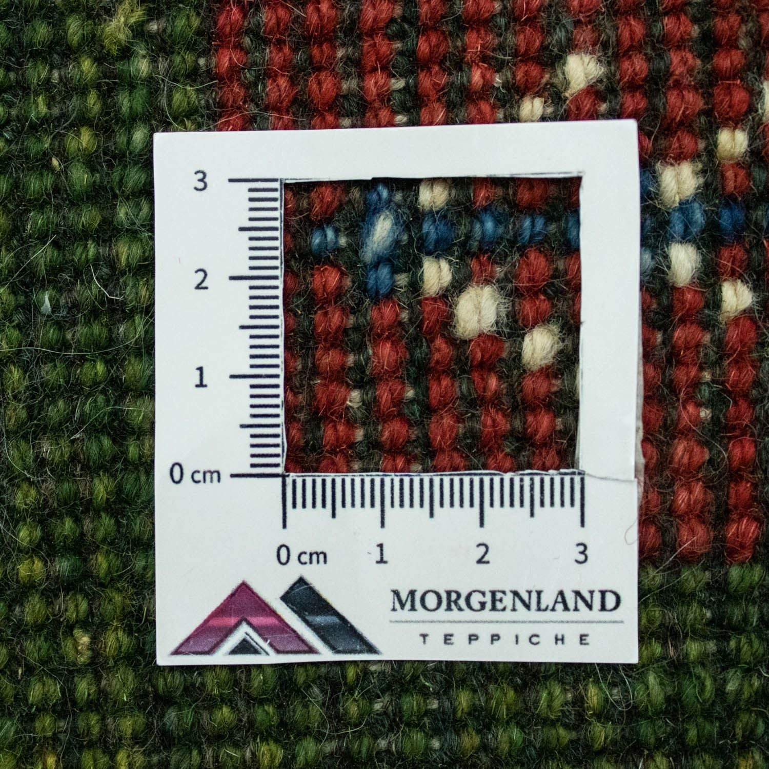 Alfombra persa - Nómada - 120 x 80 cm - verde