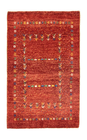 Alfombra persa - Nómada - 125 x 80 cm - naranja