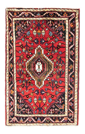 Alfombra persa - Nómada - 133 x 85 cm - rojo