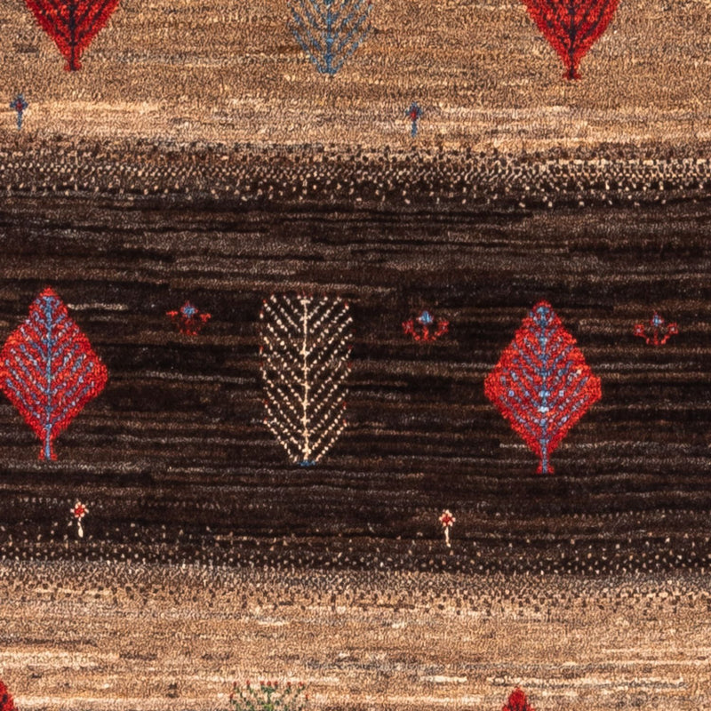 Alfombra Gabbeh - Loribaft Persa - Real - 131 x 88 cm - multicolor