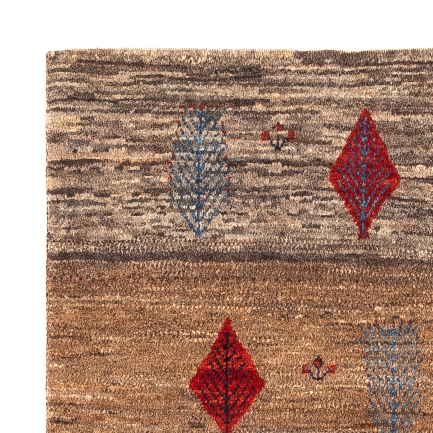 Alfombra Gabbeh - Loribaft Persa - Real - 131 x 88 cm - multicolor