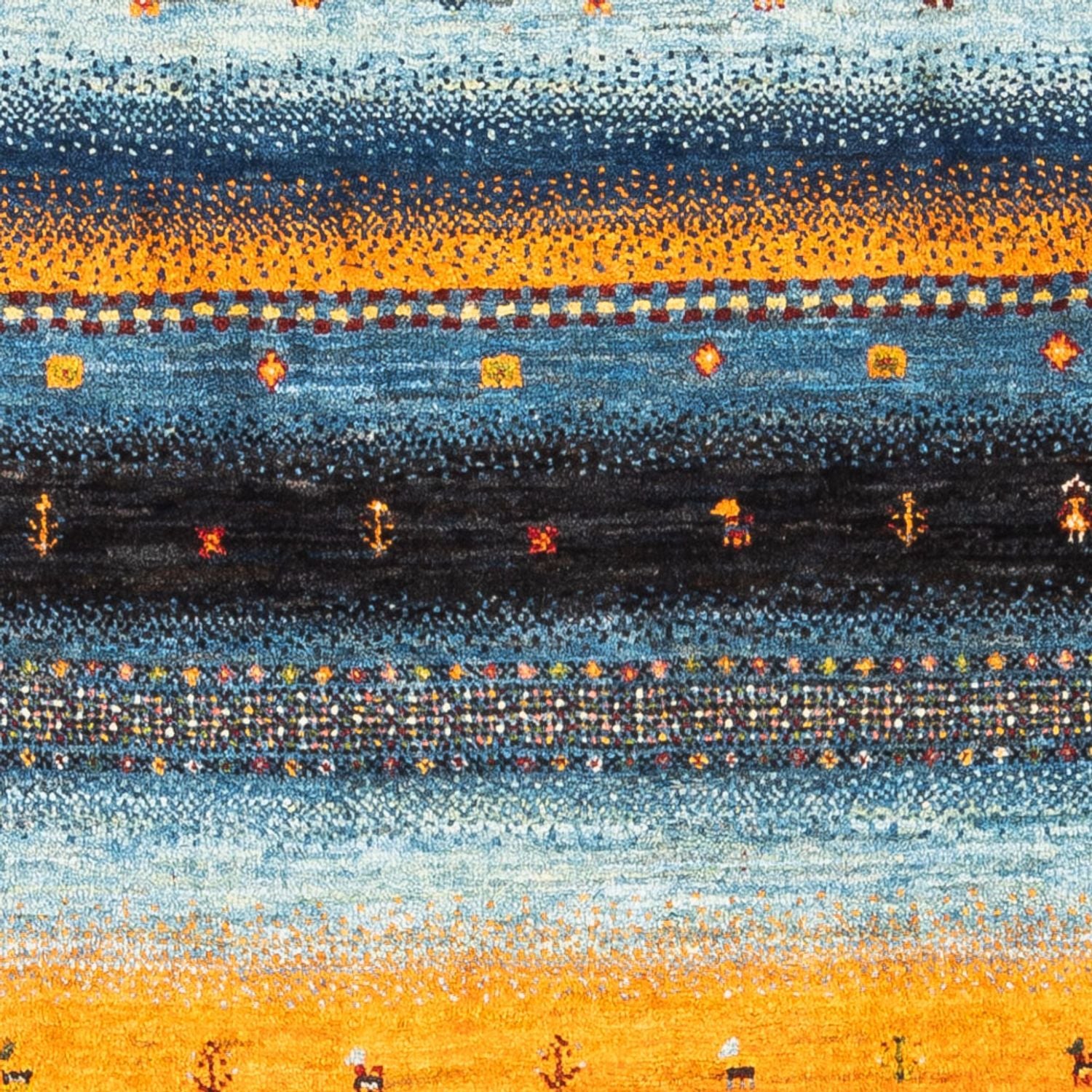 Alfombra Gabbeh - Loribaft Persa - Real - 170 x 103 cm - multicolor