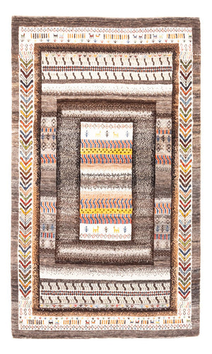 Alfombra Gabbeh - Loribaft Persa - Real - 158 x 100 cm - multicolor