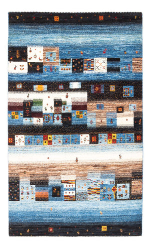 Alfombra Gabbeh - Loribaft Persa - Real - 162 x 106 cm - multicolor