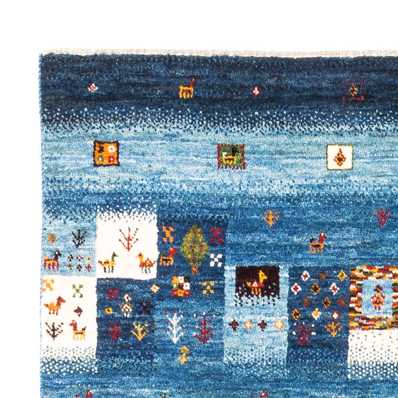 Alfombra Gabbeh - Loribaft Persa - Real - 154 x 103 cm - multicolor