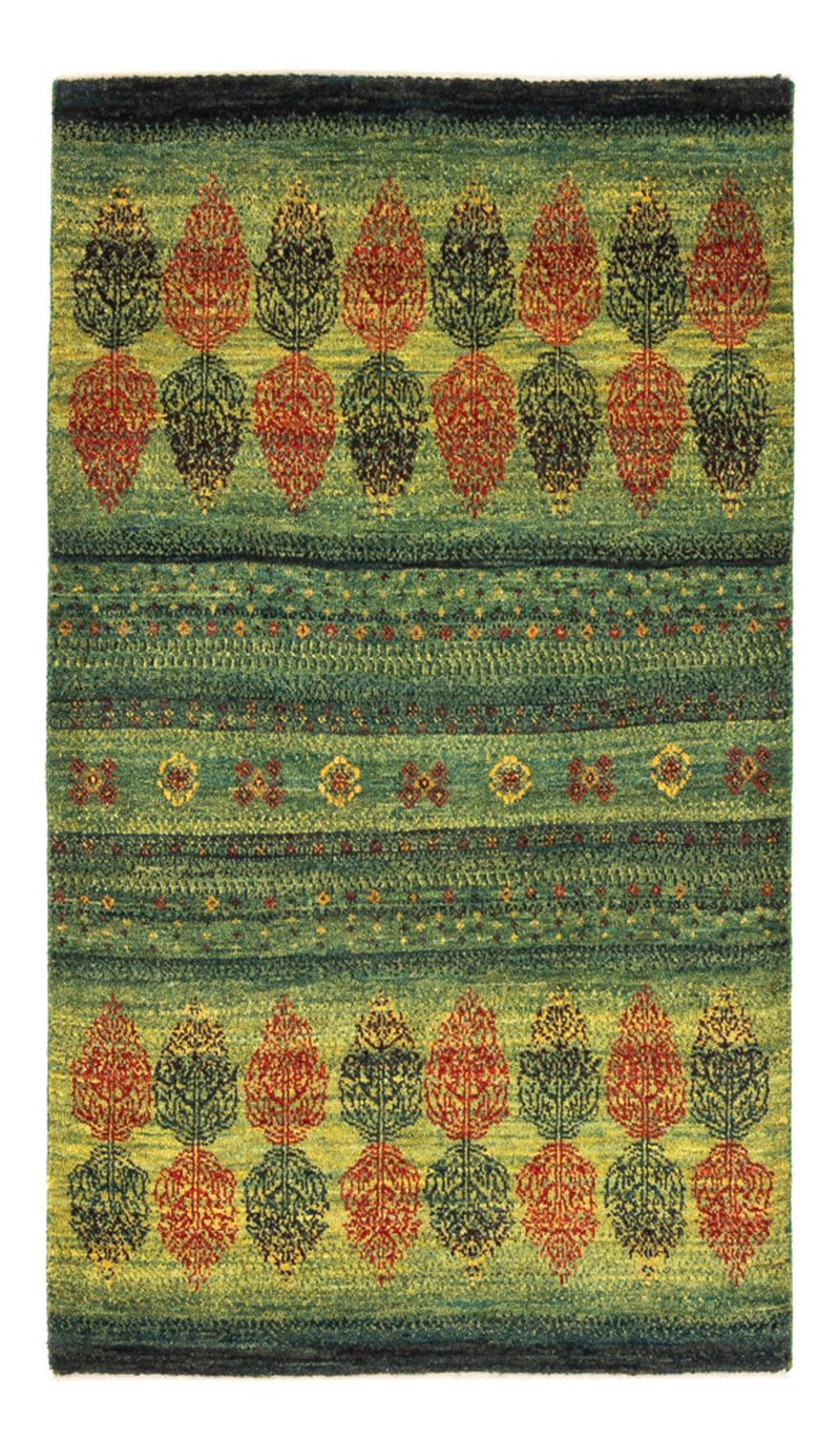 Alfombra Gabbeh - Loribaft Persa - Real - 138 x 87 cm - multicolor