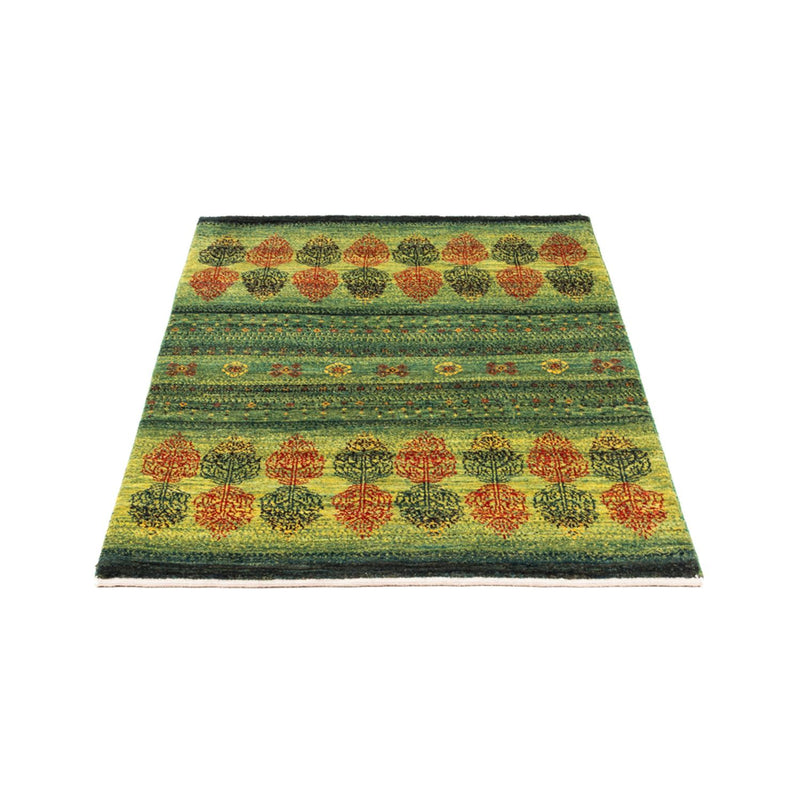 Alfombra Gabbeh - Loribaft Persa - Real - 138 x 87 cm - multicolor