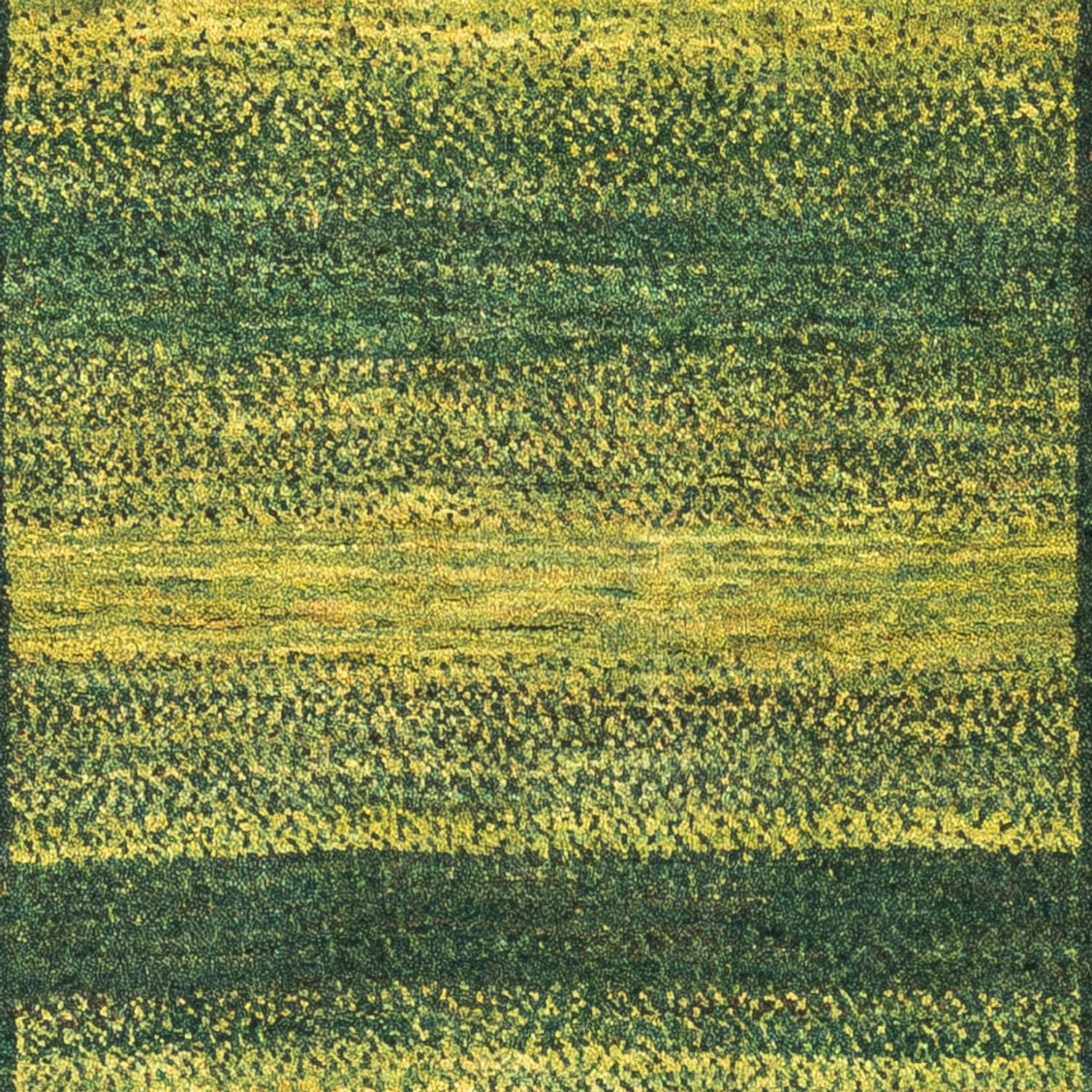 Alfombra Gabbeh - Loribaft Persa - Real - 150 x 97 cm - verde