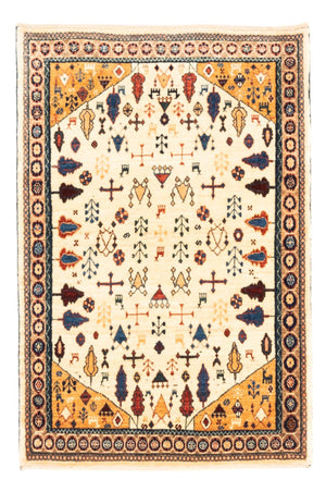 Alfombra Gabbeh - Persa - 132 x 92 cm - beige