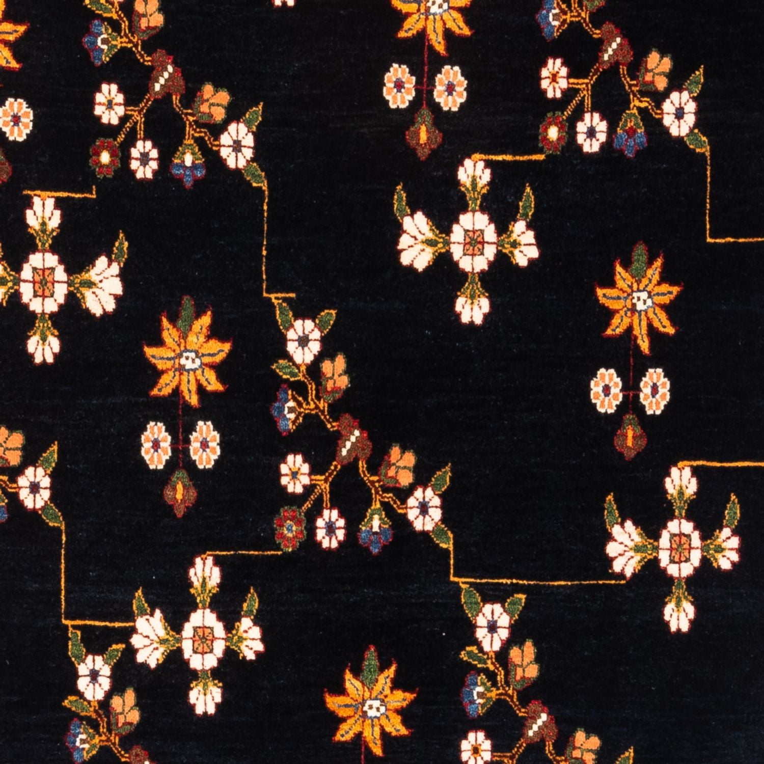Alfombra Gabbeh - Persa - 180 x 122 cm - azul oscuro