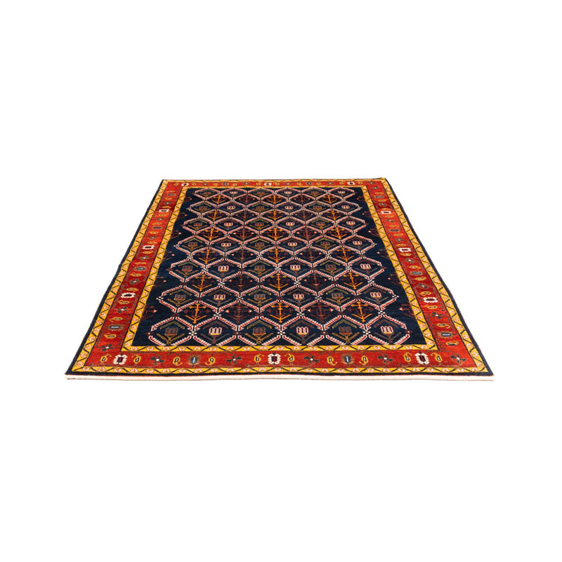 Alfombra Gabbeh - Persa - 205 x 143 cm - azul oscuro