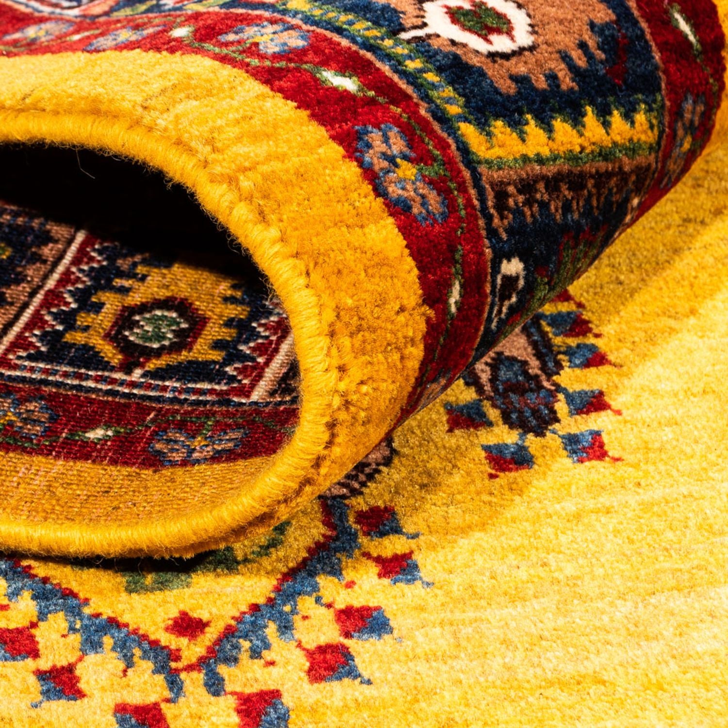Alfombra Gabbeh - Persa - 230 x 150 cm - oro