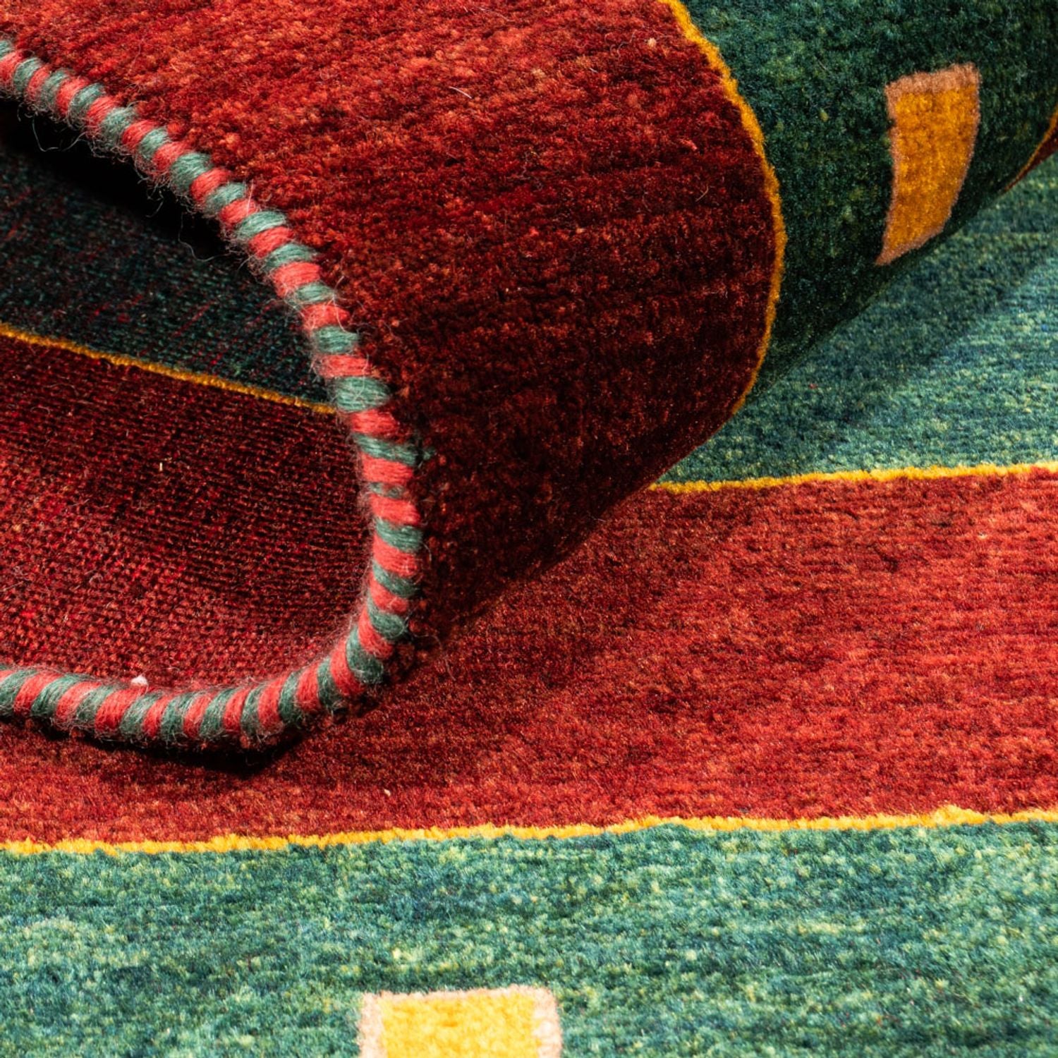 Alfombra Gabbeh - Persa - 156 x 106 cm - verde