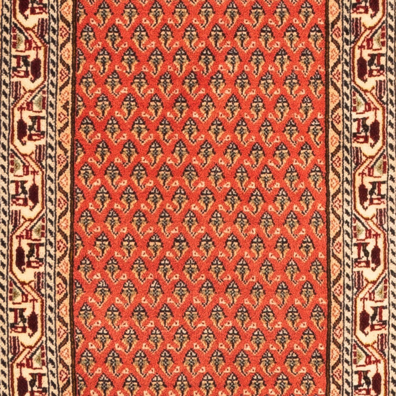 Alfombra de pasillo Alfombra persa - Mir - 348 x 63 cm - rojo