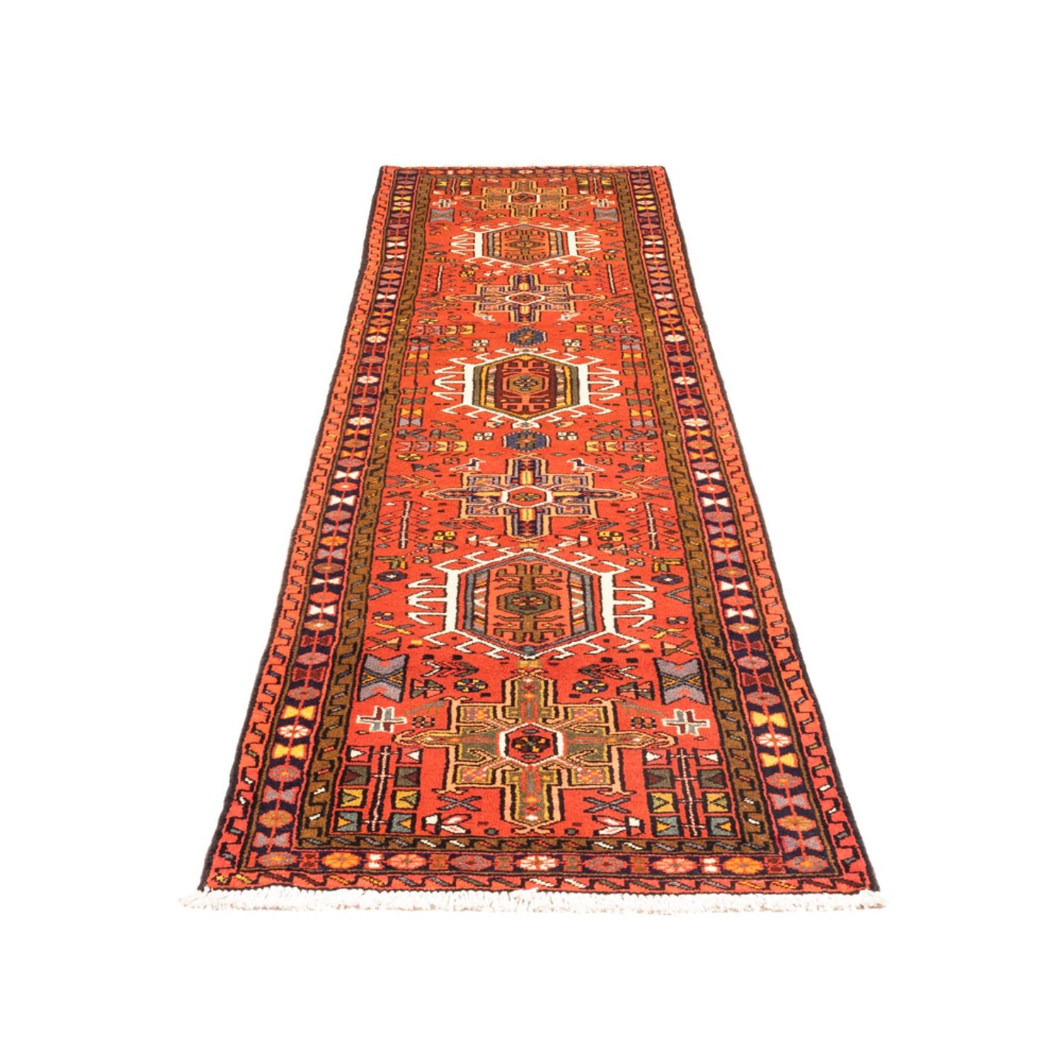 Alfombra de pasillo Alfombra persa - Nómada - 275 x 72 cm - rojo