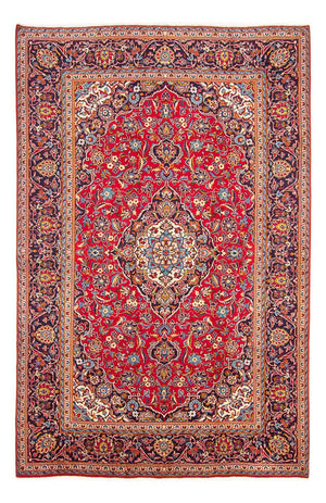 Alfombra persa - Keshan - 300 x 200 cm - rojo