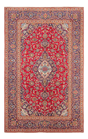 Alfombra persa - Keshan - 307 x 198 cm - rojo