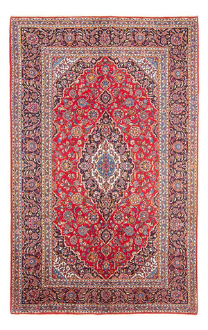 Alfombra persa - Keshan - 300 x 203 cm - rojo