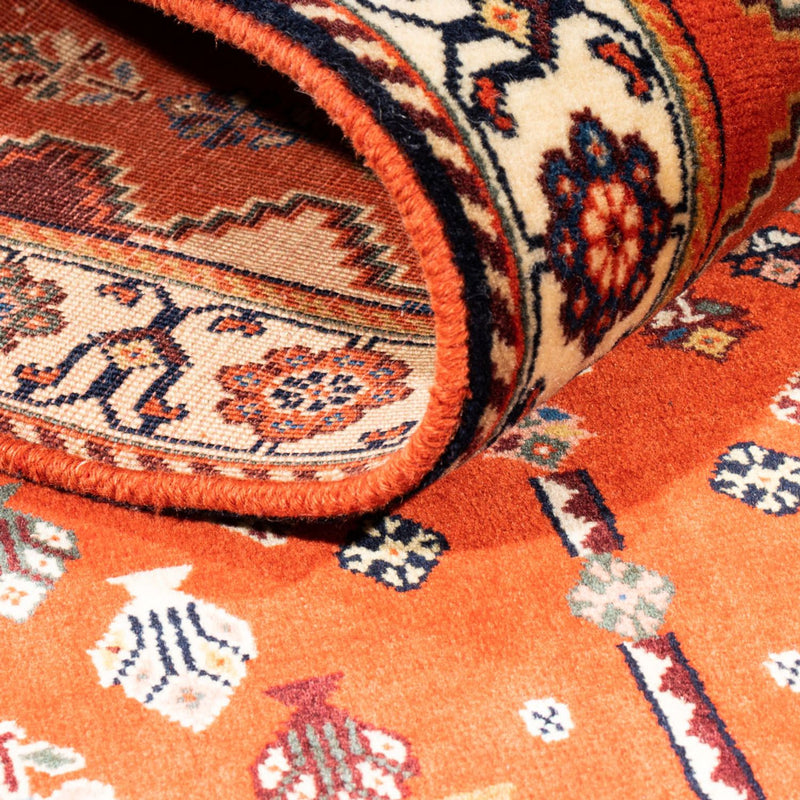 Alfombra de pasillo Alfombra Gabbeh - Persa Kashkuli - 200 x 85 cm - rojo