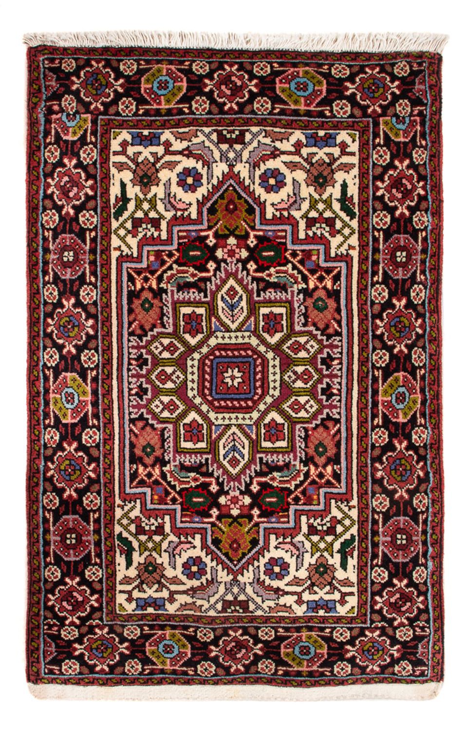Alfombra persa - Nómada - 85 x 46 cm - crema