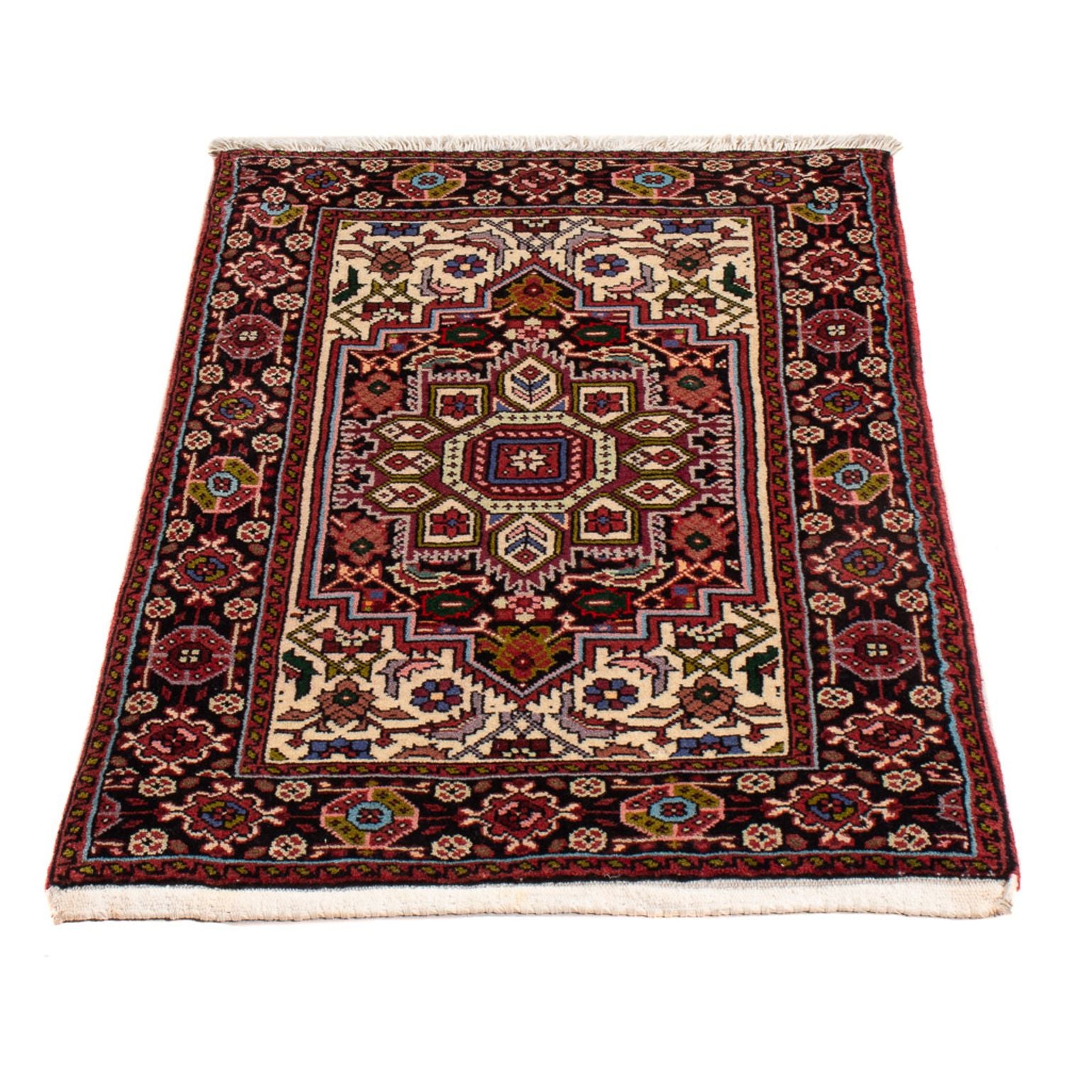 Alfombra persa - Nómada - 85 x 46 cm - crema