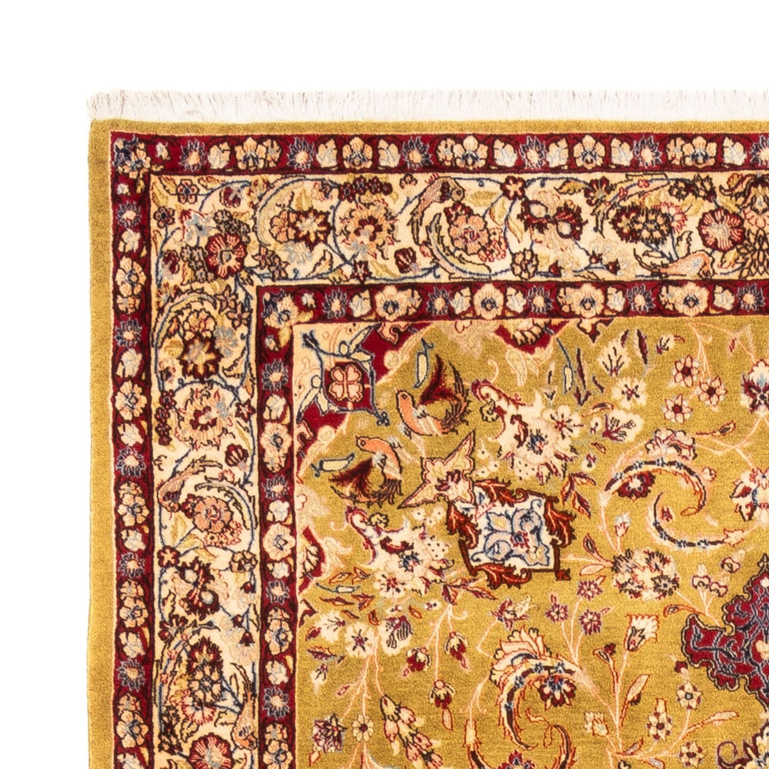 Alfombra persa - Ghom - 228 x 162 cm - camello