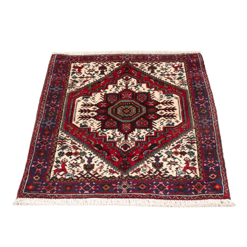 Alfombra persa - Nómada - 95 x 58 cm - crema