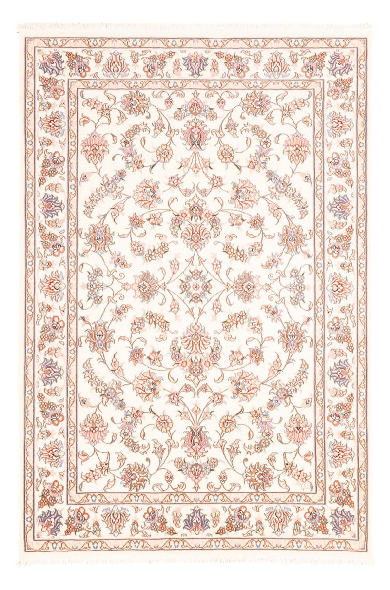 Alfombra persa - Tabriz - 178 x 120 cm - crema