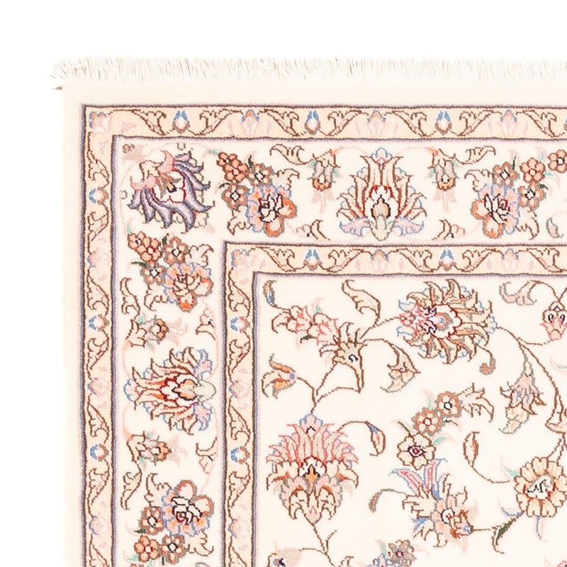 Alfombra persa - Tabriz - 178 x 120 cm - crema