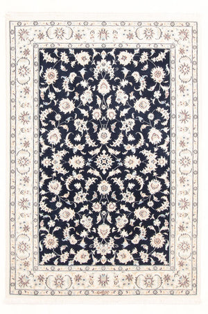 Alfombra Persa - Nain - Real - 175 x 120 cm - azul oscuro