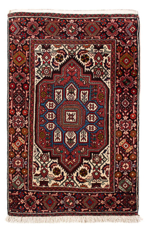 Alfombra persa - Nómada - 77 x 50 cm - rojo