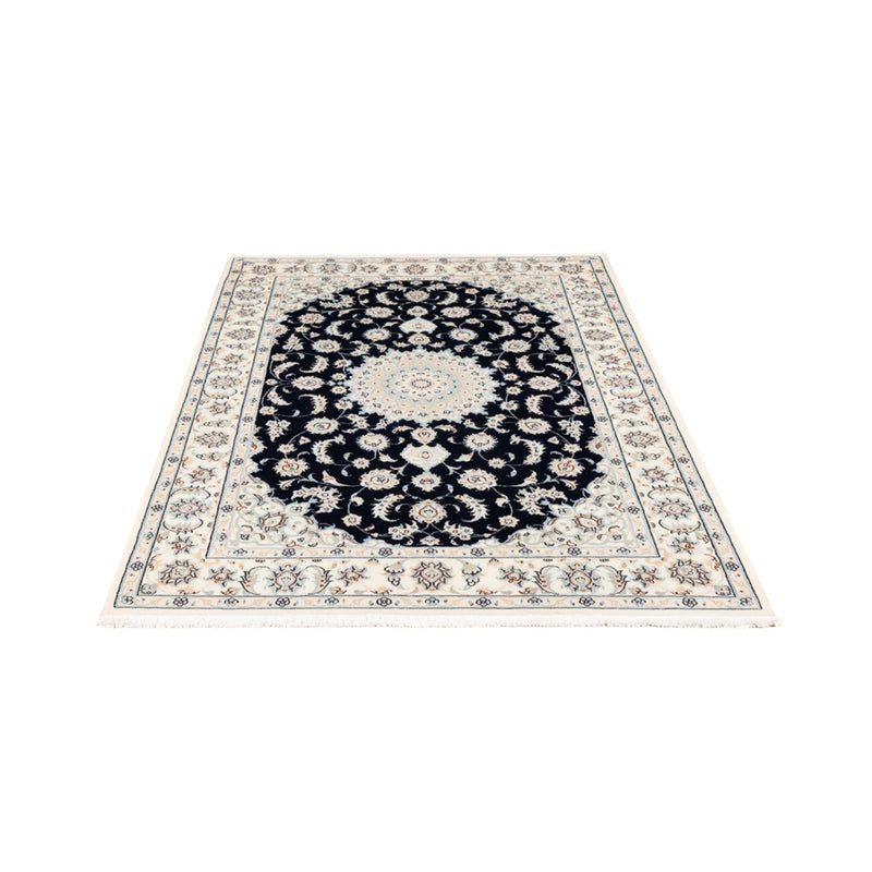 Alfombra Persa - Nain - Prima - 176 x 119 cm - azul oscuro