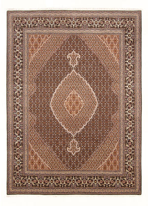 Alfombra Persa - Tabriz - Real - 294 x 204 cm - azul oscuro