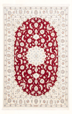 Alfombra Persa - Nain - Real - 178 x 118 cm - rojo