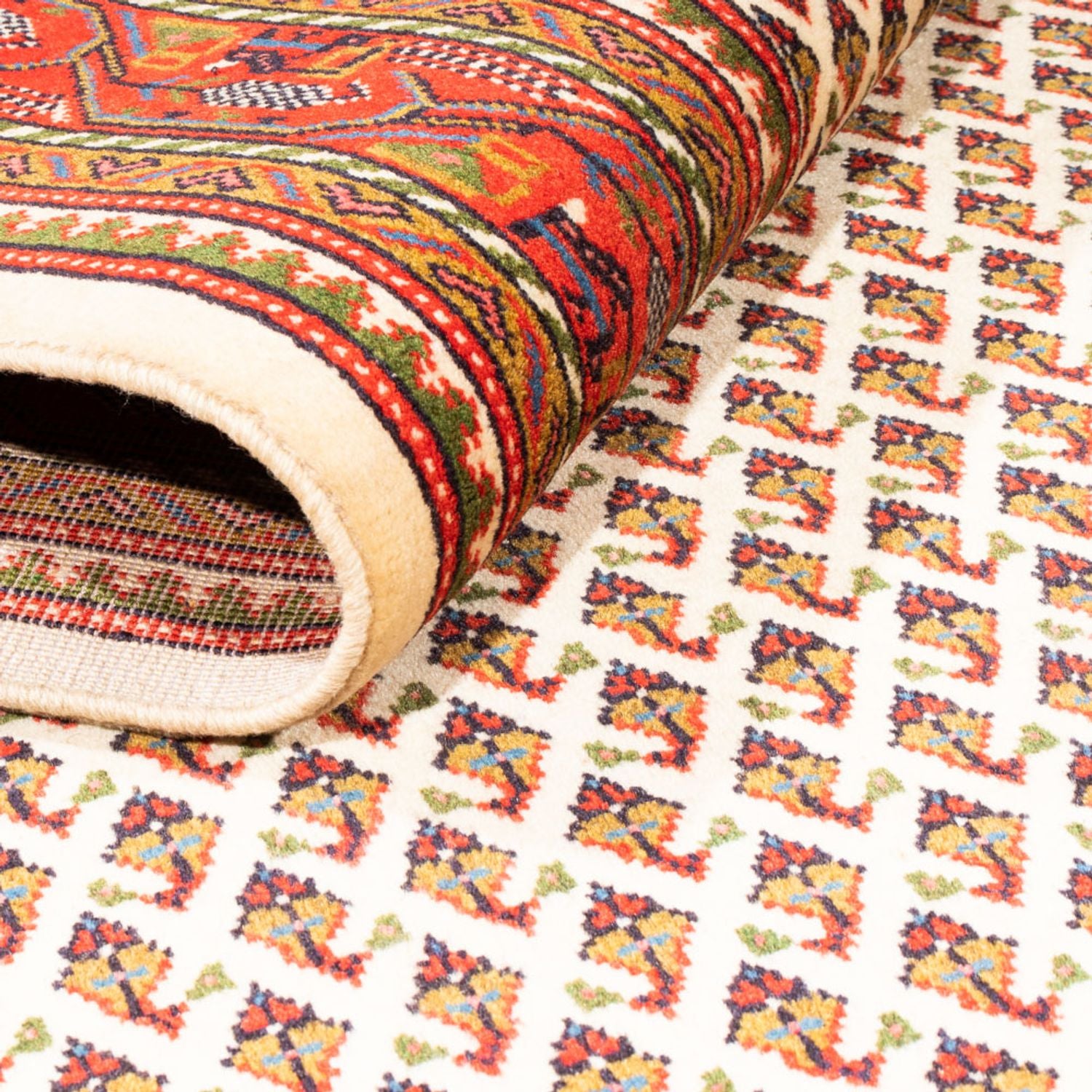 Alfombra persa - Mir - 260 x 168 cm - crema