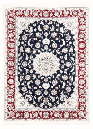 Alfombra Persa - Nain - Real - 165 x 120 cm - azul oscuro